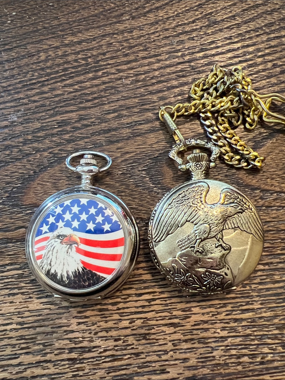 2 Eagle pocket watches
